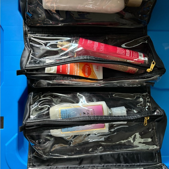 Joy Mangano Better Beauty Case Roll-up Organizer  ~ Lg, Black - Picture 7 of 15